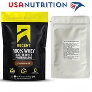 Whey protein Ascent Native Whey certified "Printed-Choice" : extract pack