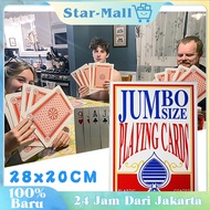 Jumbo Poker Cards Jumbo Large Playing Cards A4 Size Giant Poker Card Party/
