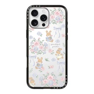 CASETiFY กระต่ายในอะคริลิคใส Flowerbed กับเคส Magsafe สำหรับ IPhone 17 Pro Max/ 17 16 15 14 13 Pro M