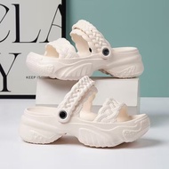 Giày Đế Xuồng Đế Mềm EVA Thời Trang Thường Ngày Cho Nữ Đi Biển Đế Cao 5cm Đế Mềm Đế Xuồng Đế Cao Su