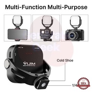 VIJIM ไฟ LED Video Light รุ่น VL66 ปรับหมุน 360° ขนาดมินิ ถ่ายรูป/วิดีโอ/ไลฟ์สด ชาร์จไฟได้.รับประกัน