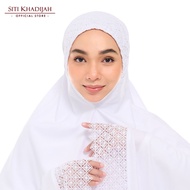 Siti Khadijah Telekung Modish Asanoha In White