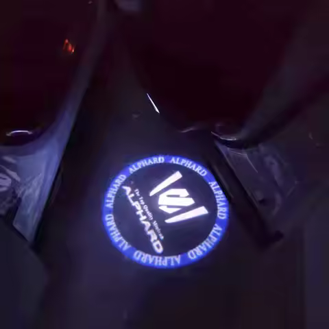 2pcs Auto Puddle Welcome Light Shadow Door Light For Toyota Vellfire 30/40/50 Series Toyota Door Lig