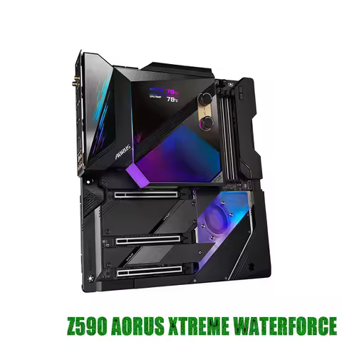 Z590 AORUS XTREME WB LGA1200 4*DDR4 128GB 6*SATA 3.0 Ports E-ATX Motherboard Z590 AORUS XTREME WATER
