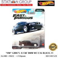 HOT WHEELS GBW75-K FAST & FURIOUS BMW M3 E36 BLACK - DIECAST