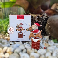Hallmark Giddy Up, Santa! Reindeer with Motion Christmas Ornament
