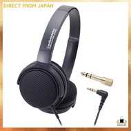 Audio-Technica ATH-EP300 BK Monitor Headphones for Musical Instruments, Digital Pianos, Black, Regul