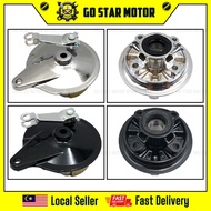 YAMAHA Y80 Y100 Y110 SS2 SS110 SPORT SPORT100 REAR BRAKE HUB PANEL SET BREK BELAKANG CHROME BLACK SP
