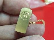 好新淨古董1980大哥大年代CALL機Motorola金色傳呼機BB機錬夾，適用任何傳呼機(合收藏家/拍攝懷舊集體回憶電影公司道具)  只此一件賣出就冇，土瓜灣MTR交收