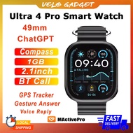[Malaysia Stock] U26 Max Ultra 4 Pro Smart Watch 2.1 inch Microware 49mm 1GB Compass ChatGPT Bluetoo
