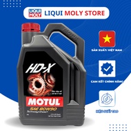 Motul HDX 80W90 4L transmission lubricant for manual transmission cars