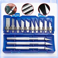 13PCS Precision Cutter Aluminum Alloy Set Exacto Hand Carving Tool Arts & Craft Hobby Kit