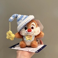 **Ready to Ship | Disney Chip and Dale Plush Keychain, Cute Cartoon Squirrel Backpack Charm, Christm