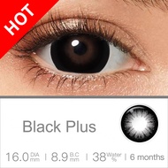 Halloween Black Lenses 16mm Color Contact Lenses Supersize Black Large Lens with Diopter Contact Len