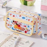 EduElite Dễ thương phim hoạt hình Puppy bút chì trường hợp Multilayer lớn đa chức năng cơ chế Kawaii