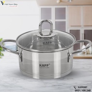 High-quality stainless steel pot KAFF-KF-SST09304 SIZE 16x8cm - Genuine product