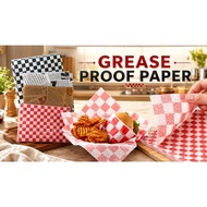 Grease Resistant Food Tray Liner 18x18cm, 100pcs