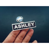 Ashley speaker sound logo embossed Emblem