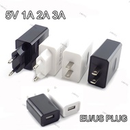 5V 1A 2A 3A Travel USB Adapter Phone Charger Power Supply Adapter Wall Desktop Charger Charging Powe