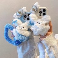 Autumn Winter Plush Rabbit Apple iPhone16/15/14ProMax13 Phone Case131211Xsmaxxr B3LY