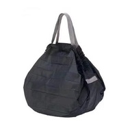 日本 Shupatto 黑色尼龍布 MARNA 可摺疊 手挽袋