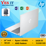 HP OmniBook 5 16-bc1009AU/16-bc1011AU 16" 2K Laptop Silver ( R5-8540U/7 8840U 16GB 512GB SSD ATI W11