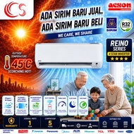 [NUR REBATE RM200]ACSON AIRCOND INVERTER REINO 4STAR R32(A3WMY-BNF)/REINO+ 5STAR R32(A3WMY-BF) 1.0HP