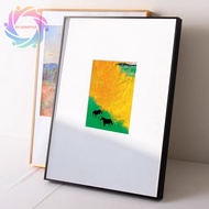 A4 Paper Black Gold A3 Simple Poster Frame 20-Inch 24 Metal Frame Aluminum Alloy Frame Wall-Mounted 