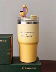 STARBUCKS X KAKAO FRIENDS 春植造型雙飲大容量不鏽鋼保溫吸管杯|