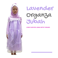 Mylilangelz Next Lavender Organza Jubah Budak Perempuan Kids Clothing