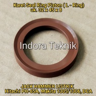 L RING - Karet Seal Ring Piston JACK HAMMER LISTRIK MAKITA DCA HITACHI