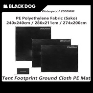 Naturehike BLACKDOG Waterproof 2000MM Tent Footprint Ground Cloth PE Mat Outdoor Camping Essential