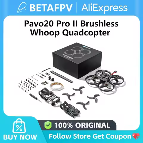 BETAFPV NEW Pavo20 Pro II Brushless Whoop Quadcopter Drone For 3S 550mAh 75C Battery ND Filter For O