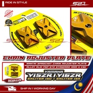 Chain Adjuster Plate PROTAPER Y15 Y16 Y15ZR Y16ZR Alloy Aloi PNP STD Standard Arm Gold Adjustable Ra