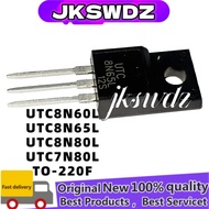 5PCS UTC8N60L 8N60L UTC8N65L 8N65L UTC8N80L 8N80L UTC7N80L 7N80L TO-220F MOS Field Effect Tube Trans