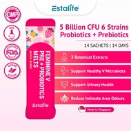[NEW] Estalife Feminine V Pre + Probiotics Melts | 5 Billion CFU | 私密呵护益生菌 | Cranberry + Roselle + A
