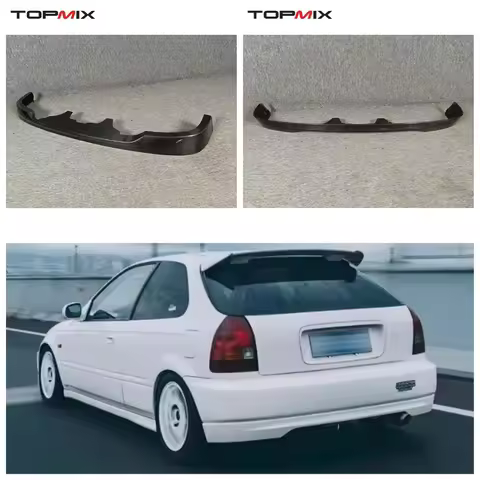 For 1997-2000 Honda Civic Type R EK9 Premium Carbon Fiber Rear Bumper Lower Lip Diffuser