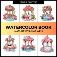 ColourCrafters Watercolour Drawing Book Nature Wishing Well 200gsm 300gsm Watercolour Paper