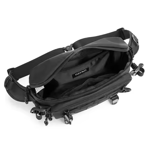 OZUKO Tactical bag Fanny Pack Outdoor Sports Tactical Multifunction Waterproof Male Chest Bag Mens C