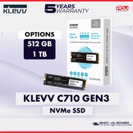 KLEVV C710 PCIE GEN3X4 M.2 2280 NVME SSD (500GB /1 TB /2TB) #SSD #NVME #PCULEGACY #KLEVV