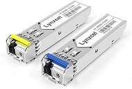 1.25G SFP Bidi Transceiver, 1000Base-BIDI Single Mode SFP Module, 1310nm/1550nm SMF, Up to 20km for 