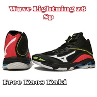 Mizuno Wlz6 Blue Gold Super Premium / Sepatu Mizuno Volly Ball / Sepatu Mizuno Sol Karet / Sepatu Ol