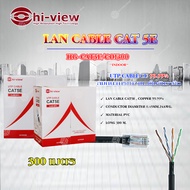 Hi-View LAN CABLE CAT 5E HG-CAT5E/COI300 (ภายใน) ยาว 300 เมตร