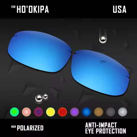Visorize Polarized Replacements UV Protection Lenses For Maui Jim Ho'okipa MJ407 Sunglasses - Multi 