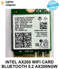 【NEW】 INTEL AX200 WIFI CARD BLUETOOTH 5.2 AX200NGW 2.4GHZ 802.11AX WIRELESS | WIRELESS | INTEL | AX2