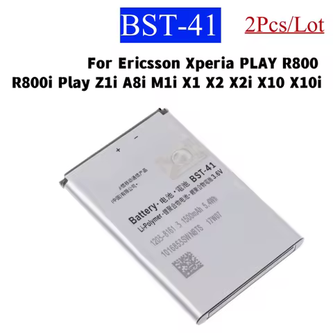 2pcs/lot BST-41 Battery For Sony Ericsson Xperia PLAY R800 R800i Play Z1i A8i M1i X1 X2 X2i X10 X10i