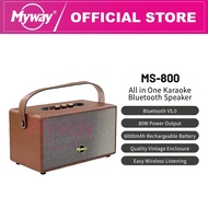Myway Portable Wireless Bluetooth Karaoke Speaker / Soundbar
