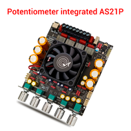 CSAUDIO แอมป์จิ๋ว ZK AS21P แท้ 100% กำลังขับ 300W+300W+600W TPA3255*2ชิพ แอมป์จิ๋วทรงพลัง 50V แอมป์
