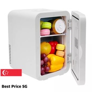 (🇸🇬SG shop) Mini Fridge 8L Small Refrigerator Cosmetic make-up fridge mini cooler single door Chest fridge