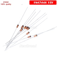 Chip ICIC100PCS 1W 15V 1N4744A 1N4744 DO-41 Zener diode